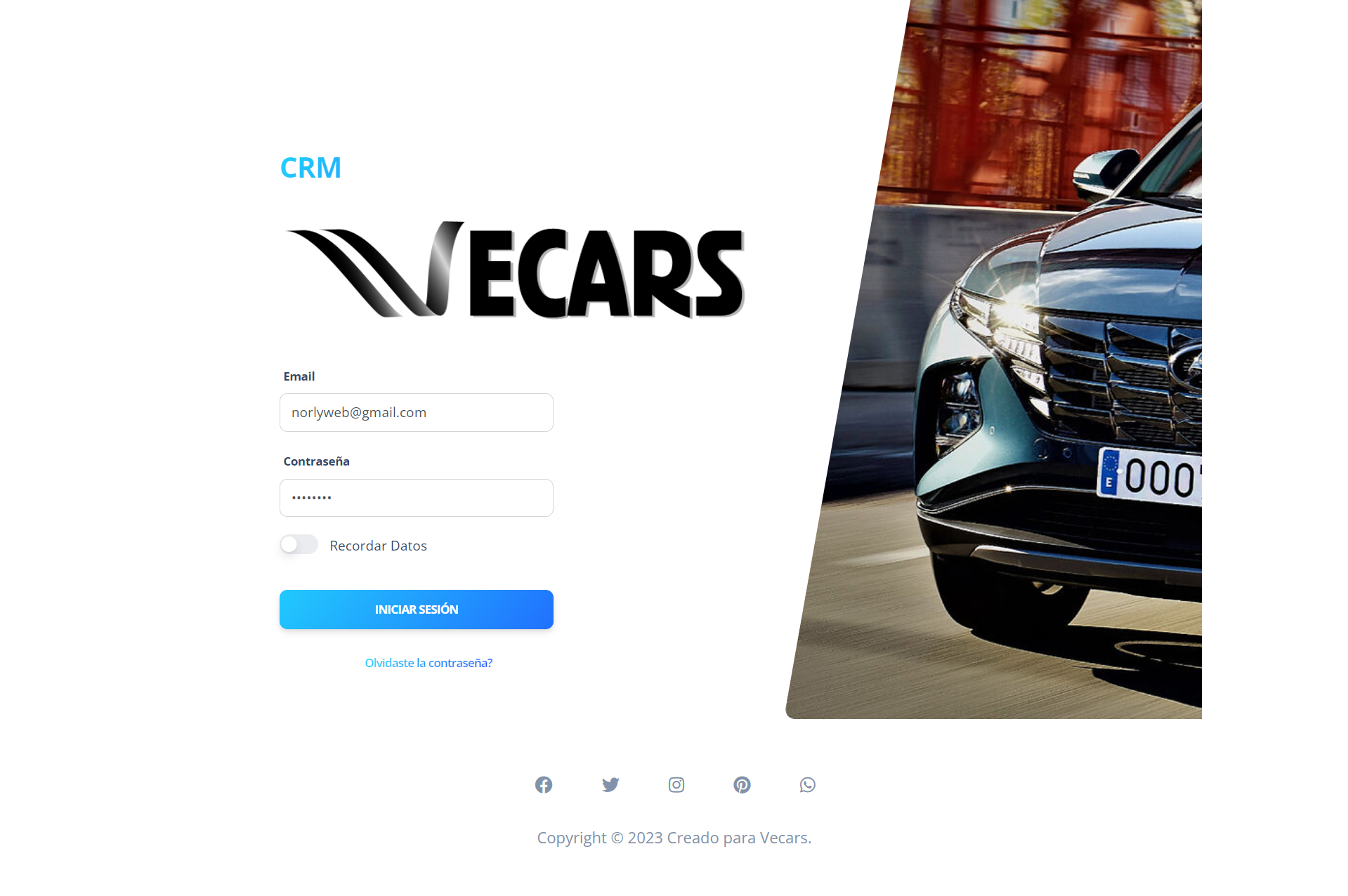 CRM Vecarsweb